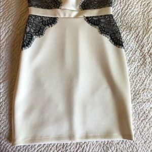 Mini strapless dress